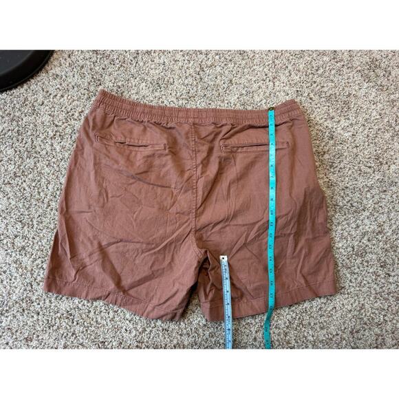 Abercrombie & Fitch shorts, size Men's XL, NWOT, Reddish Brown, Elastic Waist - Picture 5 of 10